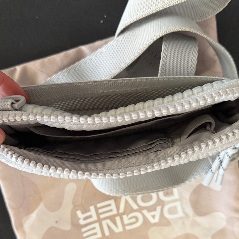 Dagne Dover Small Quilted Crossbody Bag in Light grey - Picture 7 of 7